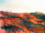 Phinney Ridge in Autumn, pastel painting