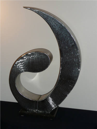 Contemporary Stainless Steel Sculpture, metal garden art