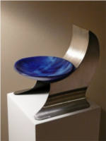 Offering, stainless steel sculpture