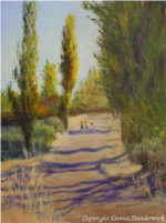 Kah Tai Lagoon Pathway, landscape oil painting