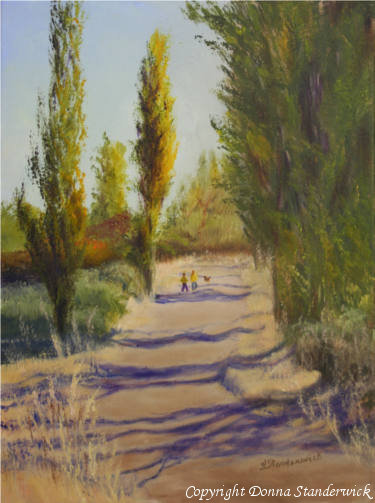 Kah Tai Lagoon Pathway, oil painting