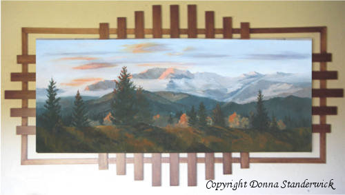 Hurricane Ridge - My View, landscape oil painting