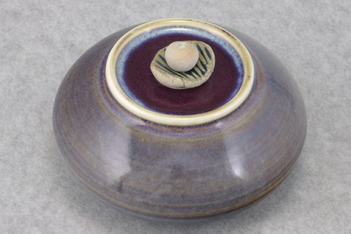 Rutile Blue, paraffin lamp, smokeless oil lamp, ceramic art