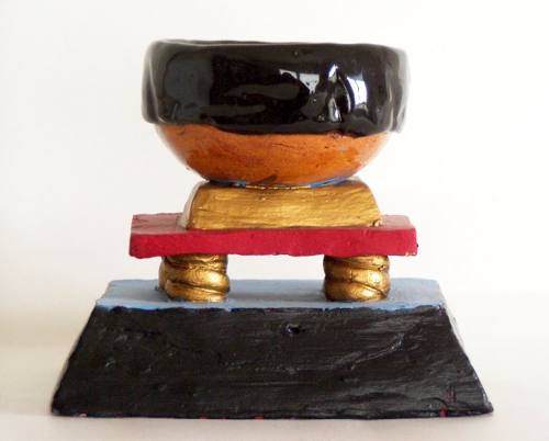 Ceremonial Cup #3, ceramic sculpture, ancient culture